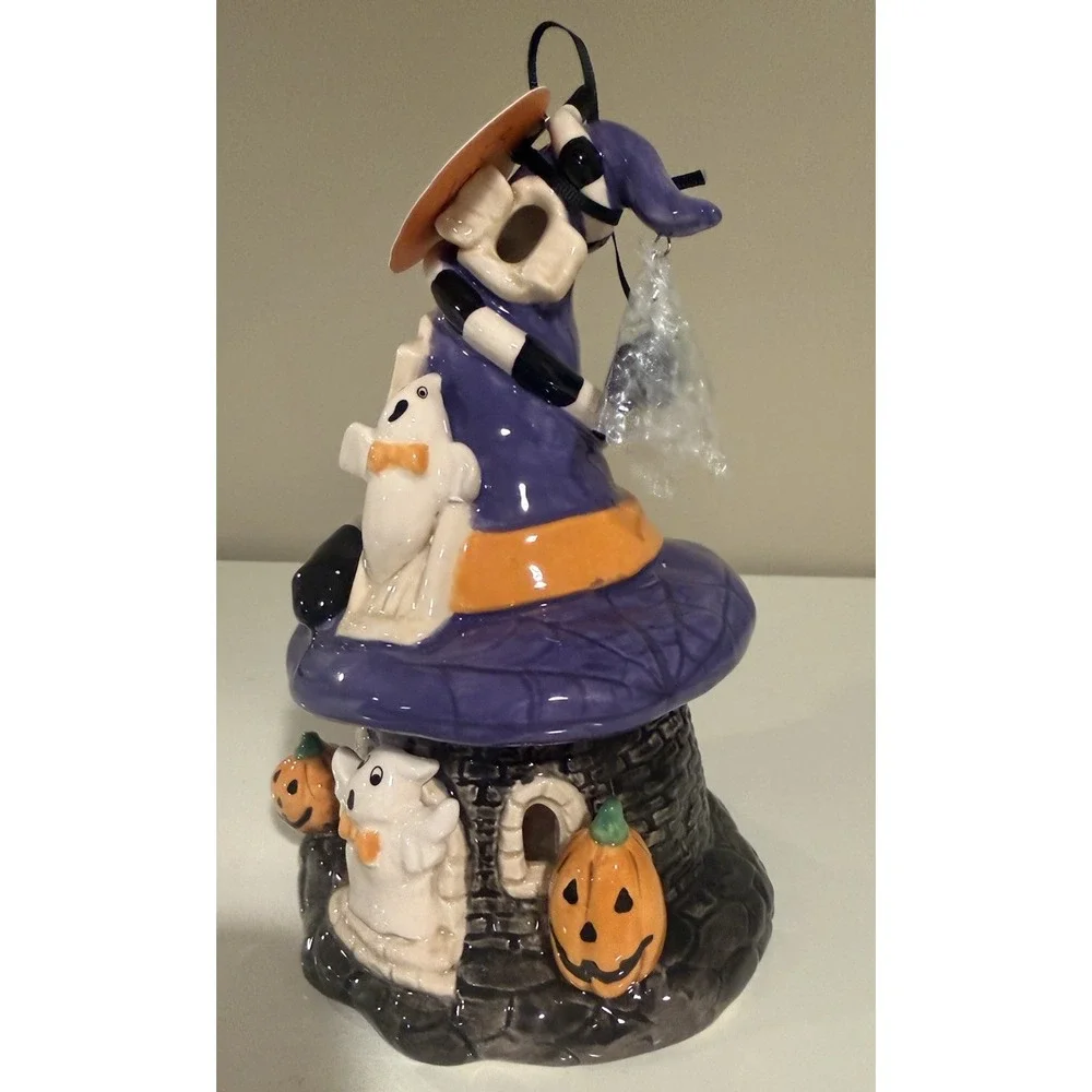 Blue Sky Clayworks 2026 Halloween SPOOKY GHOST Candle House New